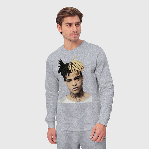 Мужской костюм Легенда американского рэпа / Меланж – фото 3