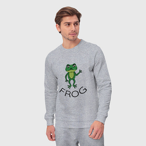 Мужской костюм Frog green / Меланж – фото 3