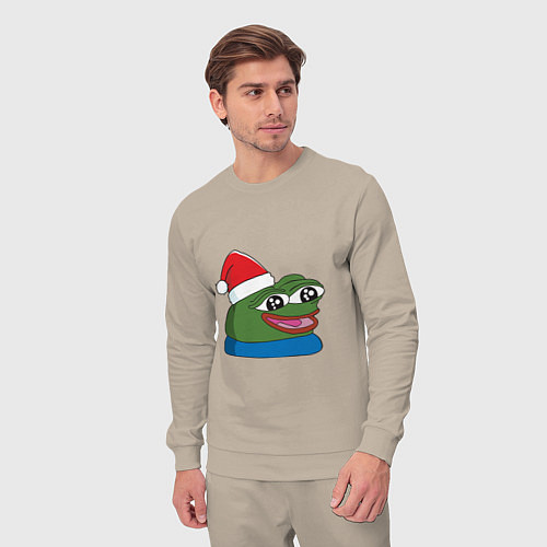 Мужской костюм Pepe, pepe happy, Пепе хеппи, pepe happy new year / Миндальный – фото 3