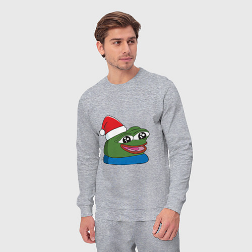 Мужской костюм Pepe, pepe happy, Пепе хеппи, pepe happy new year / Меланж – фото 3