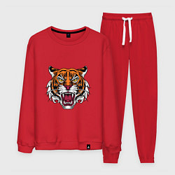 Костюм хлопковый мужской Style - Tiger, цвет: красный