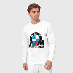 Костюм хлопковый мужской BMW BOSS, цвет: белый — фото 2