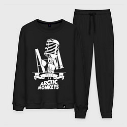 Костюм хлопковый мужской Arctic Monkeys, рок, цвет: черный