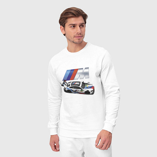 Мужской костюм BMW Great Racing Team / Белый – фото 3