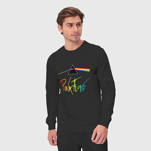 Мужской костюм PINK FLOYD COLOR LOGO / Черный – фото 3