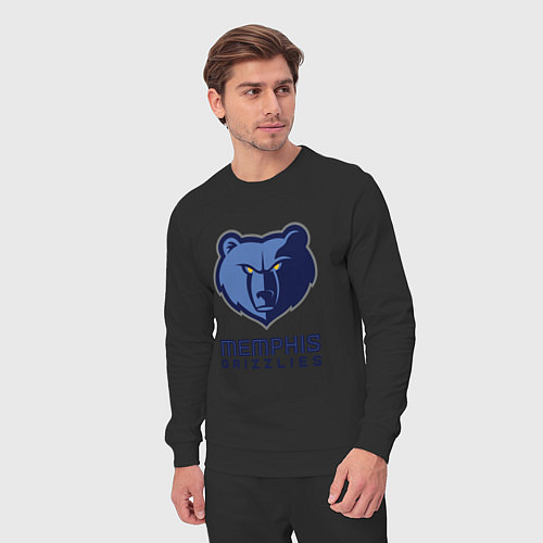 Мужской костюм Мемфис Гриззлис, Memphis Grizzlies / Черный – фото 3