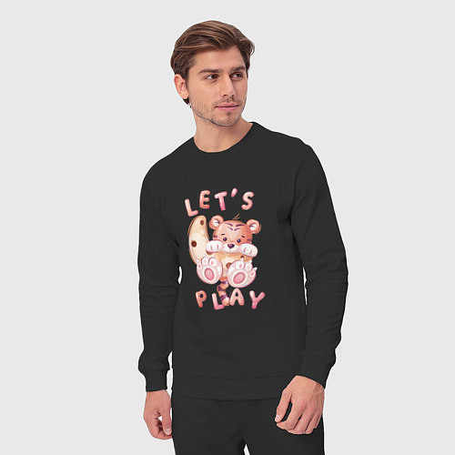 Мужской костюм Тигренок lets play / Черный – фото 3