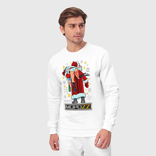 Мужской костюм ДЕД МОРОZZ / Белый – фото 3