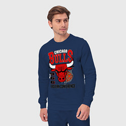 Костюм хлопковый мужской Chicago Bulls NBA, цвет: тёмно-синий — фото 2