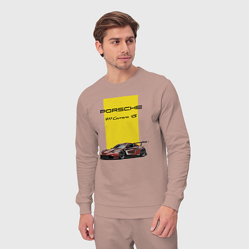 Мужской костюм Porsche Carrera 4S Motorsport / Пыльно-розовый – фото 3