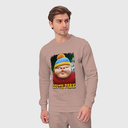 Мужской костюм Eric Cartman 3D South Park / Пыльно-розовый – фото 3