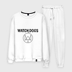 Костюм хлопковый мужской Watch Dogs, цвет: белый