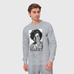 Костюм хлопковый мужской Harry Styles, цвет: меланж — фото 2