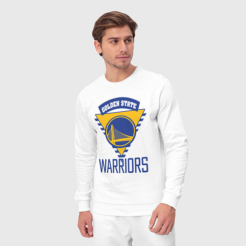 Мужской костюм Golden State Warriors Голден Стейт НБА / Белый – фото 3