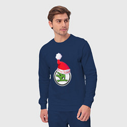 Костюм хлопковый мужской Skoda Merry Christmas, цвет: тёмно-синий — фото 2