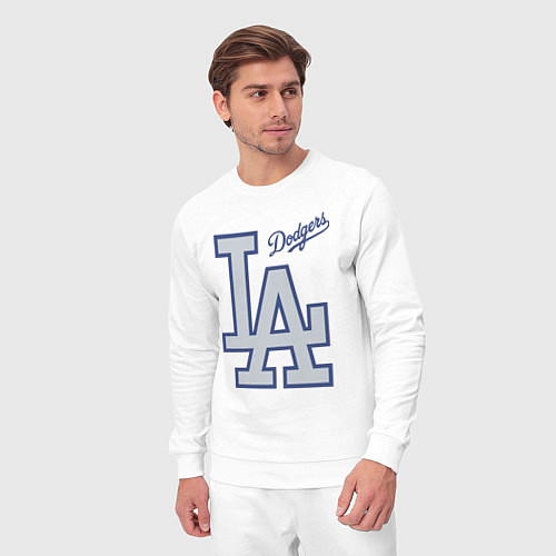 Мужской костюм Los Angeles Dodgers - baseball team / Белый – фото 3