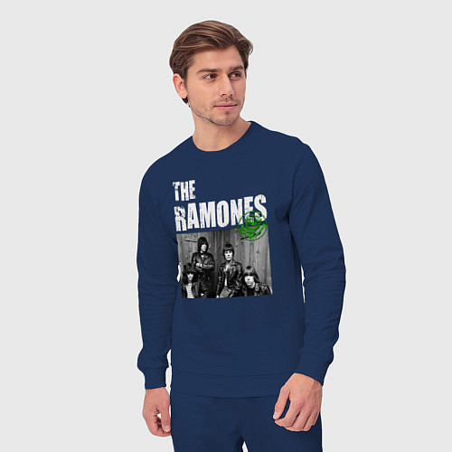 Мужской костюм The Ramones Рамоунз / Тёмно-синий – фото 3