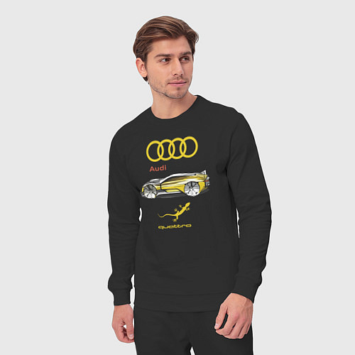 Мужской костюм Audi Quattro - 4X4 Concept / Черный – фото 3