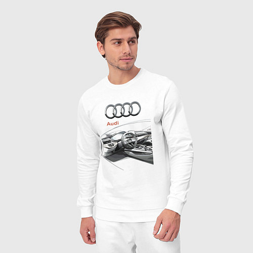 Мужской костюм Audi salon concept / Белый – фото 3