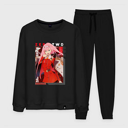 Мужской костюм Zero Two с надписями, Darling in the Franxx Милый