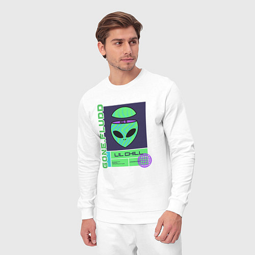 Мужской костюм GONE FLUDD UFO / Белый – фото 3