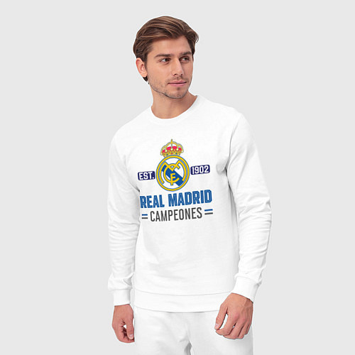 Мужской костюм Real Madrid Реал Мадрид / Белый – фото 3