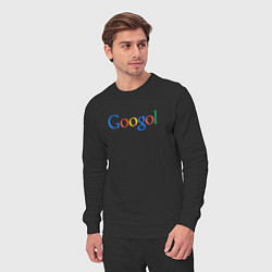 Костюм хлопковый мужской Гоголь Googol, цвет: черный — фото 2