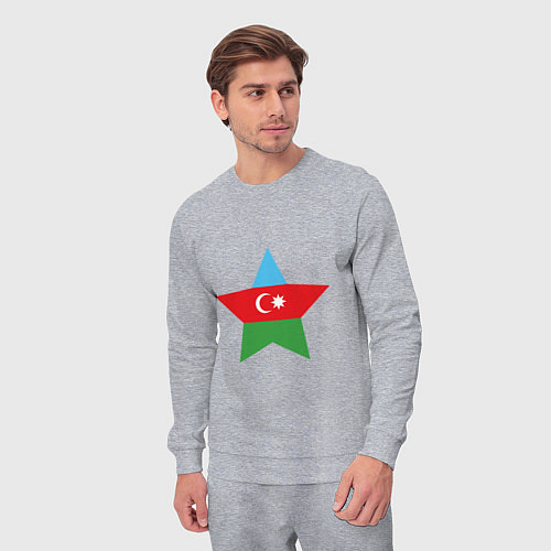 Мужской костюм Azerbaijan Star / Меланж – фото 3