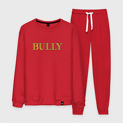 Костюм хлопковый мужской Bully Big Logo, цвет: красный