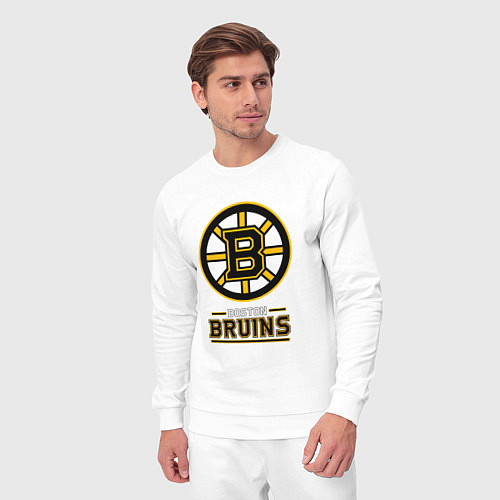 Мужской костюм Boston Bruins , Бостон Брюинз / Белый – фото 3