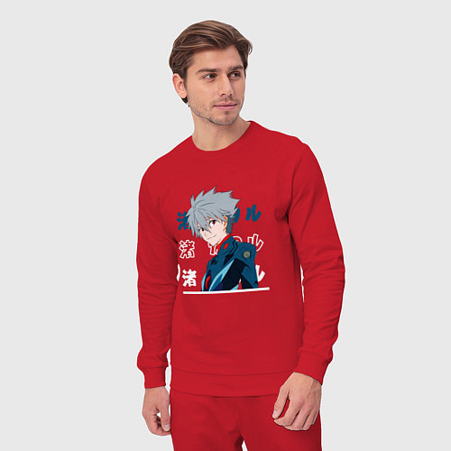 Мужской костюм Евангелион Neon Genesis Evangelion, Kaworu Nagisa / Красный – фото 3