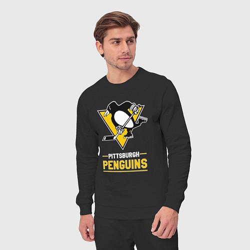 Мужской костюм Питтсбург Пингвинз , Pittsburgh Penguins / Черный – фото 3