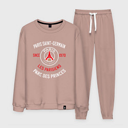 Костюм хлопковый мужской PARIS SAINT - GERMAIN ПСЖ ФУТБОЛ, цвет: пыльно-розовый