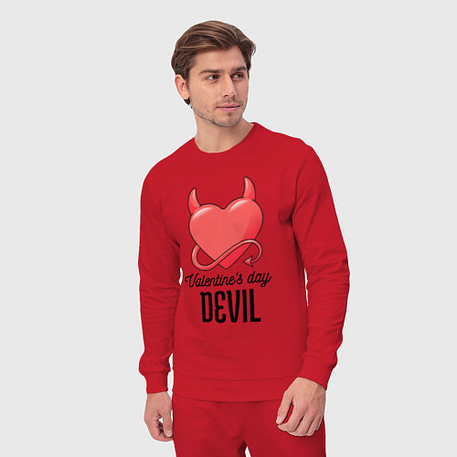 Мужской костюм Valentines Day Devil / Красный – фото 3