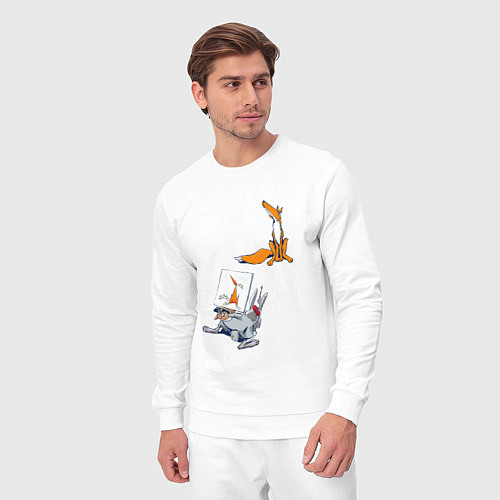 Мужской костюм Художник так видит / Белый – фото 3