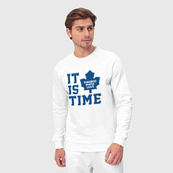 Костюм хлопковый мужской It is Toronto Maple Leafs Time, Торонто Мейпл Лифс, цвет: белый — фото 2