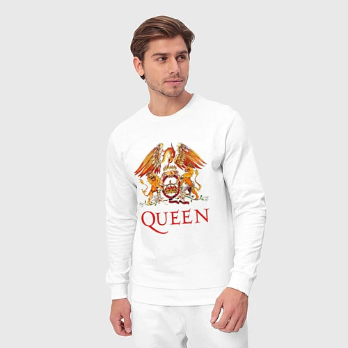 Мужской костюм Queen, логотип / Белый – фото 3
