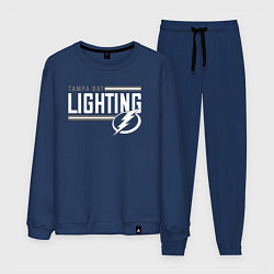 Костюм хлопковый мужской TAMPA BAY LIGHTIN NHL ТАМПА БЭЙ НХЛ, цвет: тёмно-синий