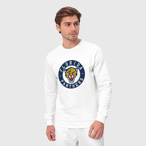 Мужской костюм Florida Panthers Флорида Пантерз Логотип / Белый – фото 3