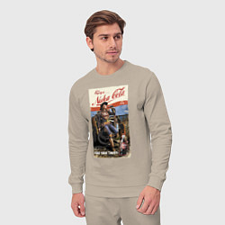 Костюм хлопковый мужской Nuka Cola - raid your first!, цвет: миндальный — фото 2