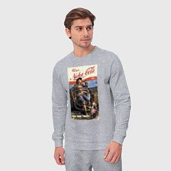 Костюм хлопковый мужской Nuka Cola - raid your first!, цвет: меланж — фото 2