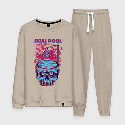 Мужской костюм Череп с бассейном