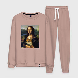 Мужской костюм Shiba Inu Mona Lisa
