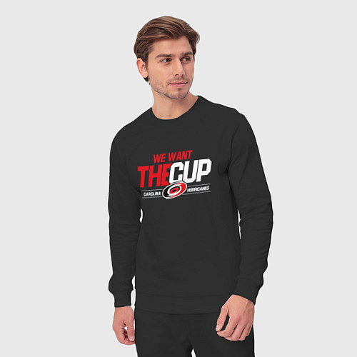 Мужской костюм Carolina Hurricanes we want the cup Каролина Харри / Черный – фото 3