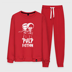 Костюм хлопковый мужской Pulp Fiction Hype, цвет: красный