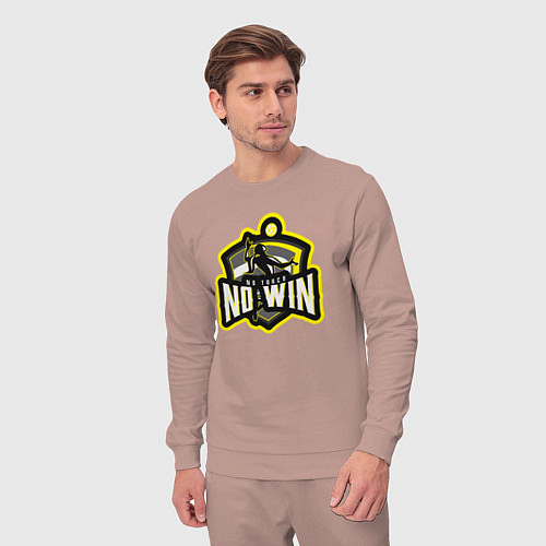 Мужской костюм No Touch No Win / Пыльно-розовый – фото 3
