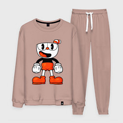 Мужской костюм Cuphead красная чашечка