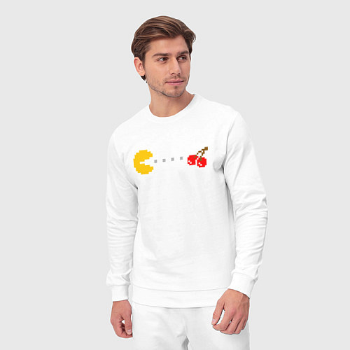 Мужской костюм Pac-man 8bit / Белый – фото 3