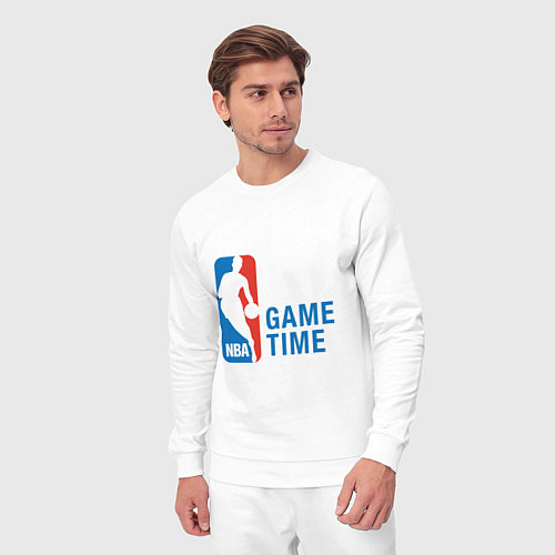 Мужской костюм NBA Game Time / Белый – фото 3