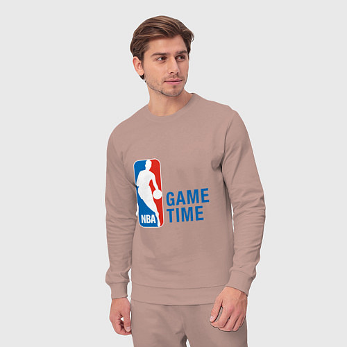 Мужской костюм NBA Game Time / Пыльно-розовый – фото 3